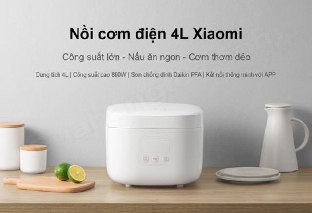 NỒI CƠM ĐIỆN XIAOMI 4L MDFBD02ACM (BH 1 Tháng) | BigBuy360 - bigbuy360.vn