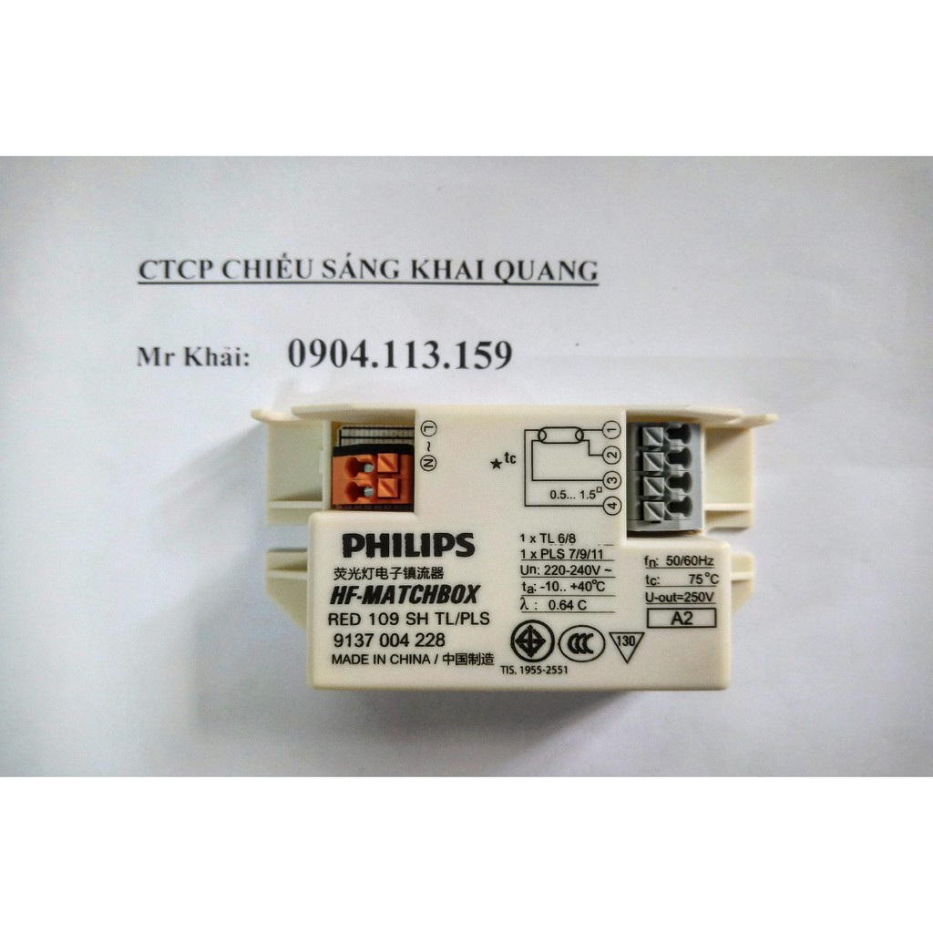 Ballast  cho bóng TUV 6W và TUV 8W Philips