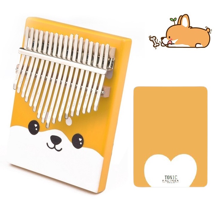 [Phân phối chính hãng] Đàn kalimba 17 phím Chó Corgi TONIC KALIMBA CG-M17 chỉ có tại shopee GOGOM-M17