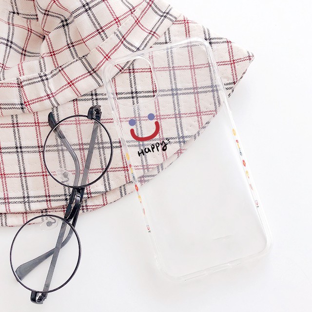 Ốp lưng iphone Emoji happy in viền trong chống ố 6/6plus/6s/6splus/7/7plus/8/8plus/x/xr/xs/11/12/13/pro/max/plus/promax | BigBuy360 - bigbuy360.vn