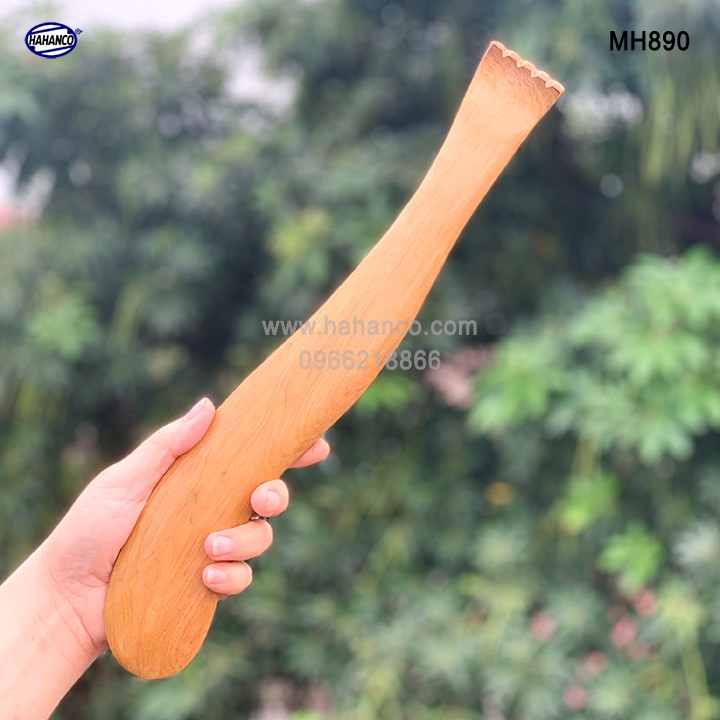 Cây Gãi Lưng HAHANCO Bằng Gỗ Thơm Chữ S - Không Thể Thiếu Cho Mọi Nhà - MH890