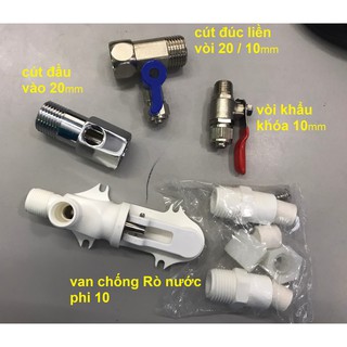 Bộ chia nước đầu vào ( Khẩu khóa) / Cút chia nước đầu vào / Van chia nước đầu vào - Dùng cho máy lọc nước RO