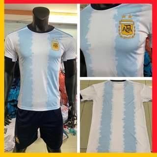 [Xả kho - Cắt Lỗ] Bộ Quần Áo Bóng Đá ARGENTINA Xanh Trắng hàng cao cấp
