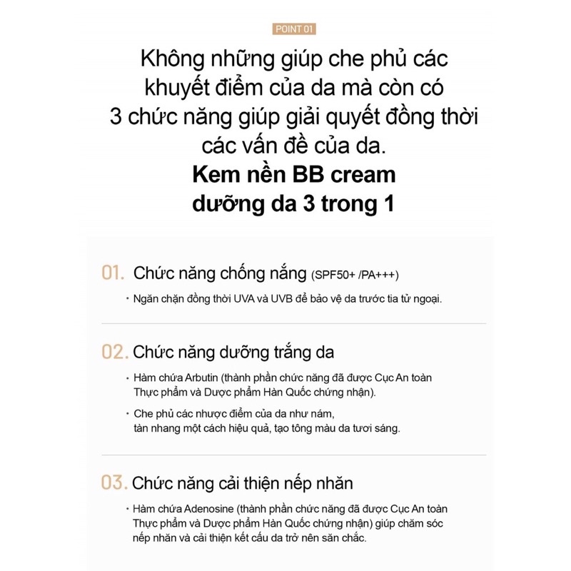 Kem Nền Trang Điểm CareCella Velvet Cover BB Cream 50ml