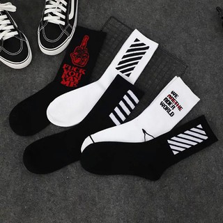 Combo 5 đôi tất ulzzang - vớ unisex hot - tất offwhite