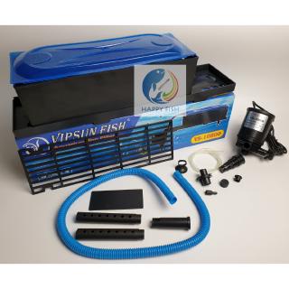 Máy Bơm và Bộ Máng Vipsun Vs 10800 - Lọc Nước Hồ Cá - Có tặng 2 bông lọc