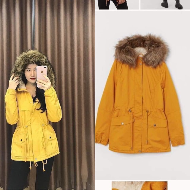 [HÀNG CÓ SẴN] Áo Parka H&M Chính Hãng Lót Lông 100% Mẫu Mới 2020 | BigBuy360 - bigbuy360.vn