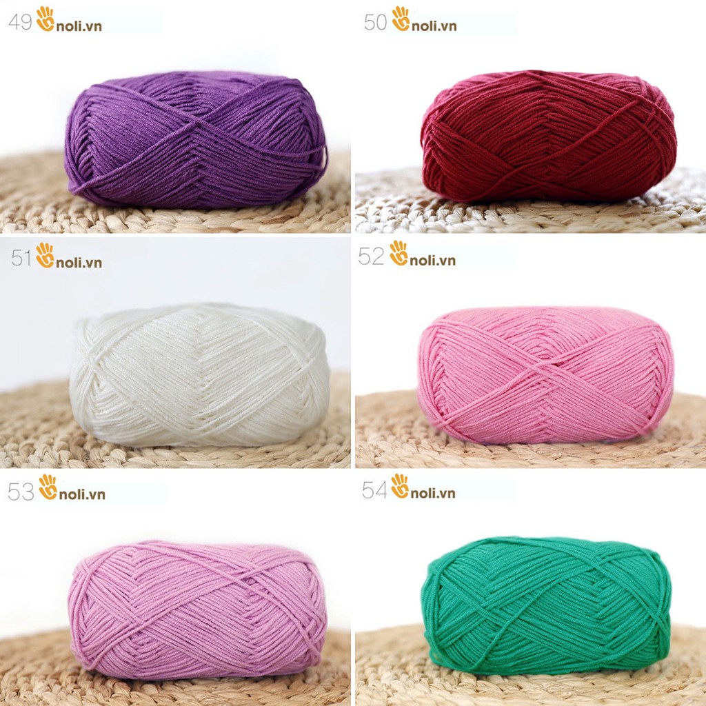 Len Baby Yarn dành cho bé (Mã 41 đến 60)