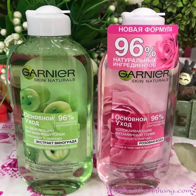 Nước hoa hồng Garnier Skin Naturals
