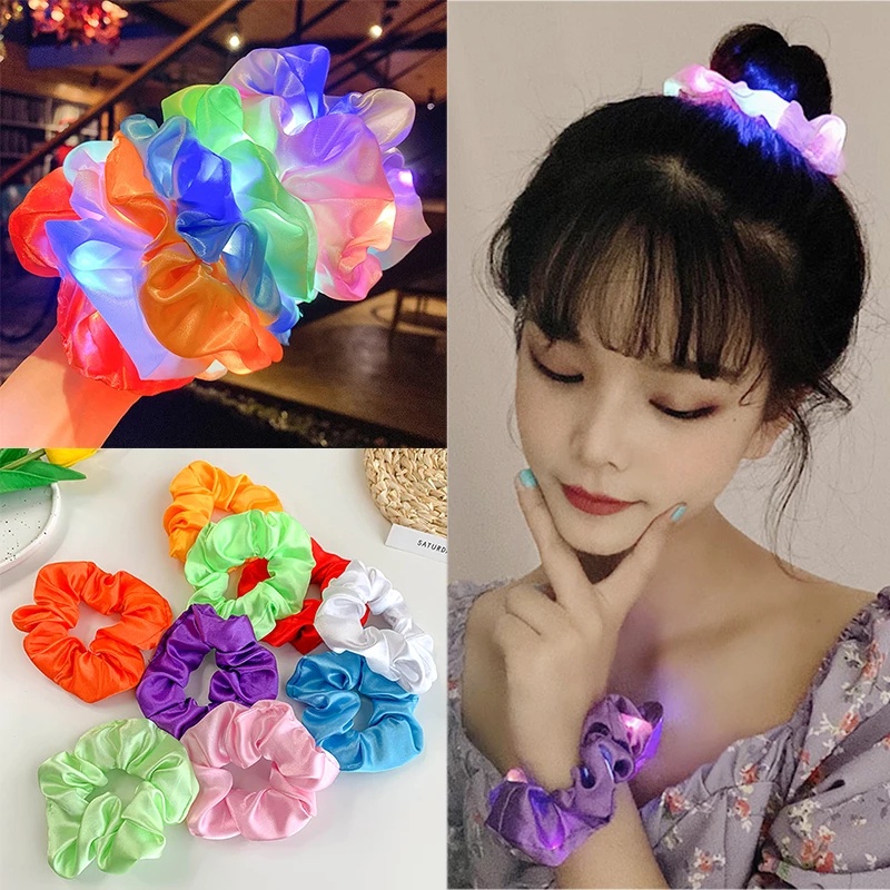 Dây buộc tóc có đèn LED phát sáng độc đáo sành điệu