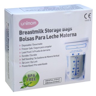 Túi trữ sữa unimom 30 túi x 210ml