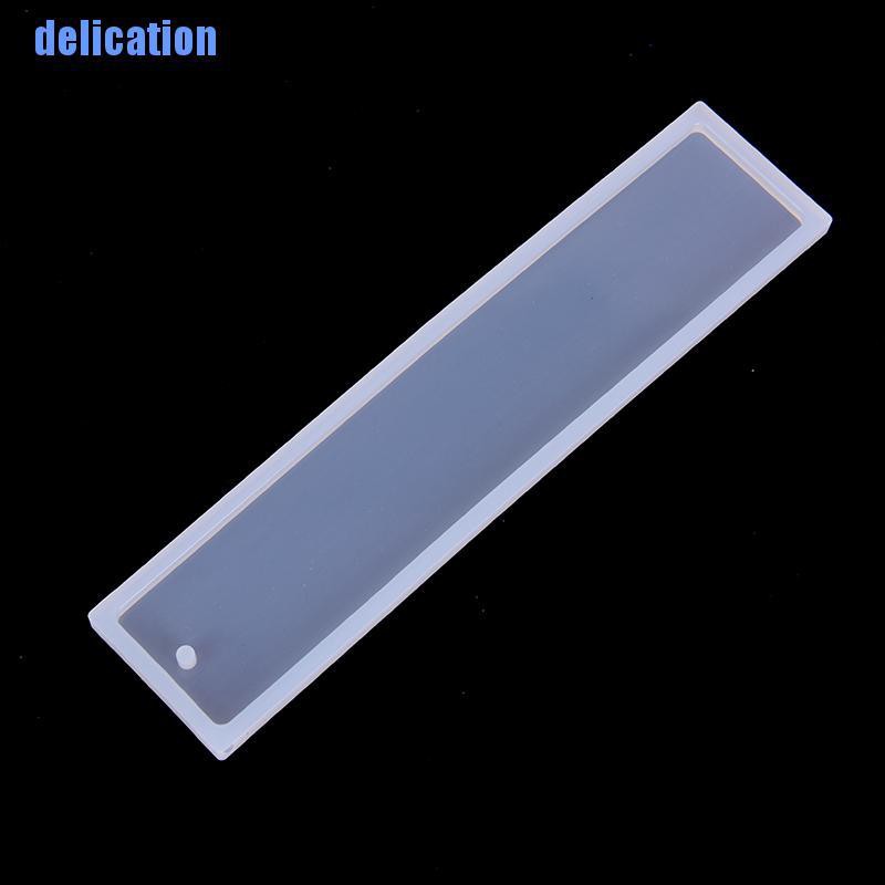 Sự xung đột✿ Khuôn Silicone Làm Thẻ Đánh Dấu Sách Hình Chữ Nhật DIY