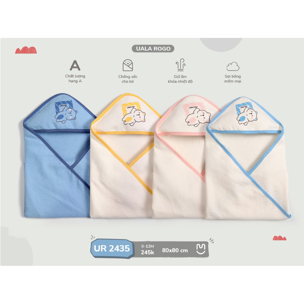 [Chính Hãng] Chăn Ủ đông UalaRogo Cotton Organic chất dày dặn
