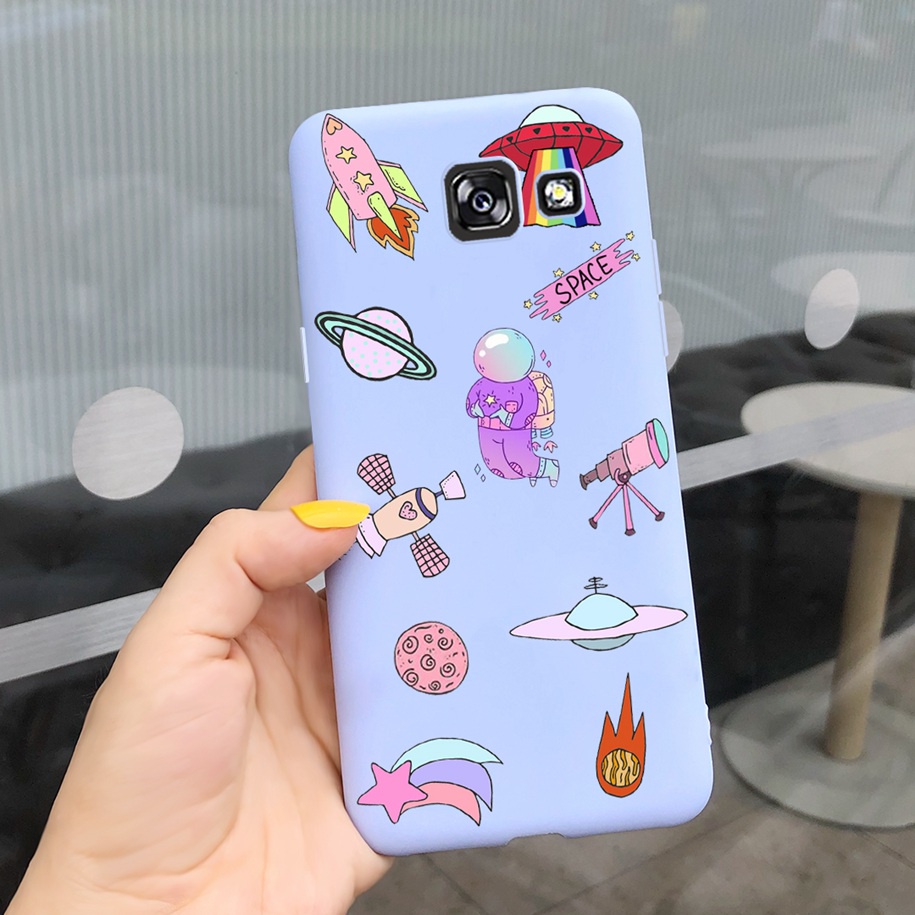 Ốp Điện Thoại TPU In Hình Hoa Cho Samsung Galaxy A5 2017 A5 2016 Samsung A5 2017 2016 A510Y A520F