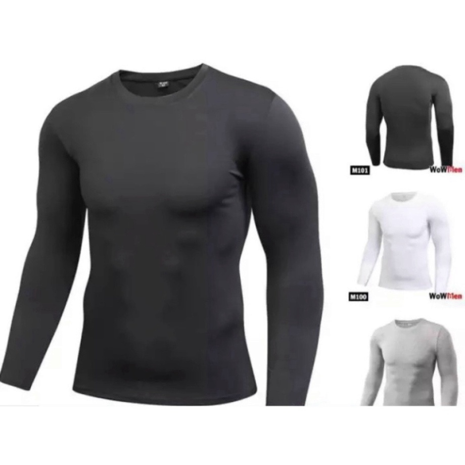 Áo thun nam dài tay, áo giữ nhiệt nam cổ tròn kiểu dáng thể thao giữ ấm trẻ trung năng động. | BigBuy360 - bigbuy360.vn