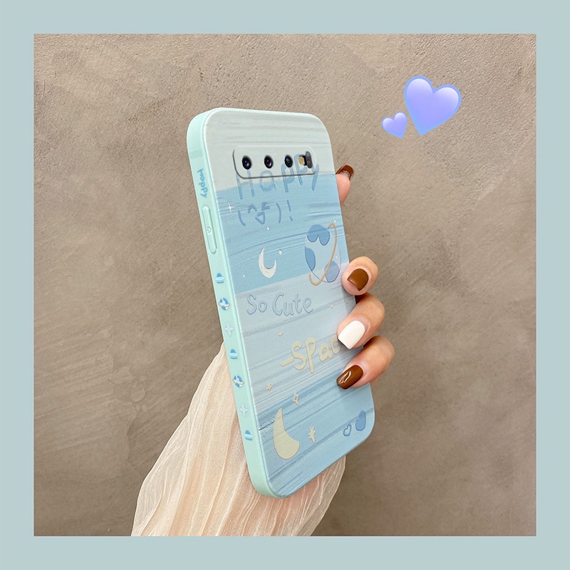 Ốp Lưng Samsung S10 plus Ốp Điện Thoại Silicone Mềm Chống Sốc Với Viền Thẳng Cho Samsung S10 Samsung S10 PluS