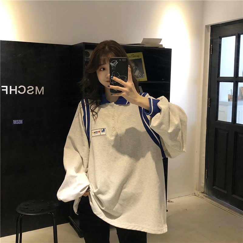 Áo Thun Tay Dài Có Cổ Cá Tính Hợp Thời Trang Dành Cho Nữ | BigBuy360 - bigbuy360.vn