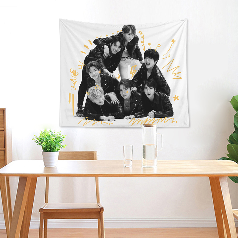 Thảm treo tường in hình nhóm nhạc BTS | BigBuy360 - bigbuy360.vn