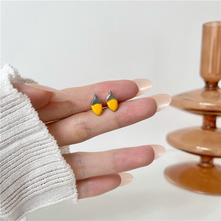 Bông Tai Hình Quả Dứa Mạ Bạc 925 F444