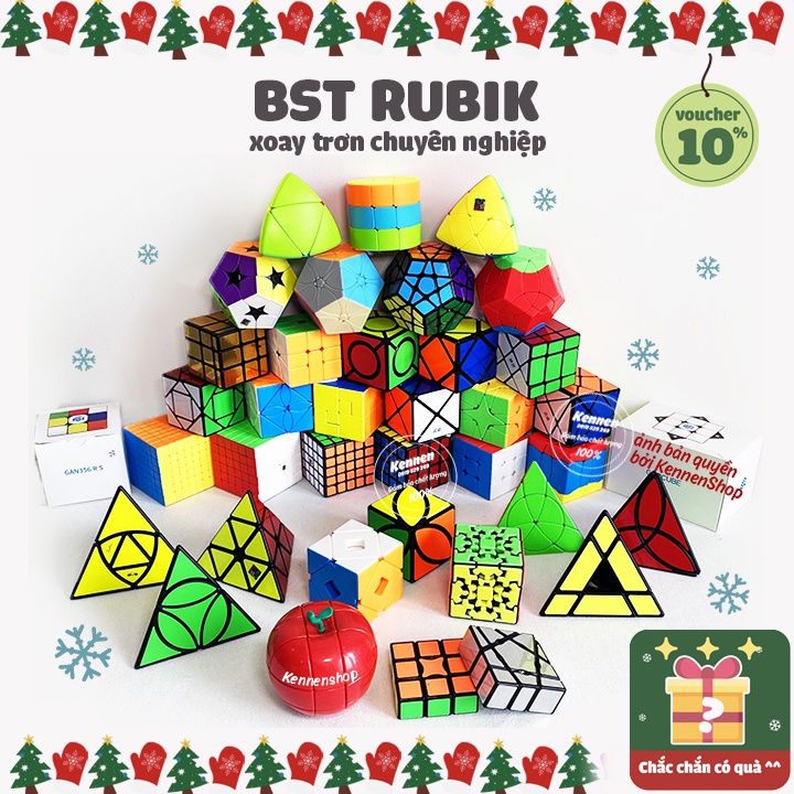 Rubik meilong/qiyi 2×2 3×3 4×4 5×5 6×6 7×7 2×3 Skewb Dino Pyraminx Megaminx cao cấp nhiều biến thể xoay trơn không giắt