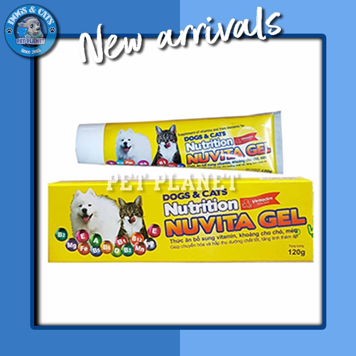 [CHÍNH HÃNG] Gel dinh dưỡng Nuvita dành cho chó mèo