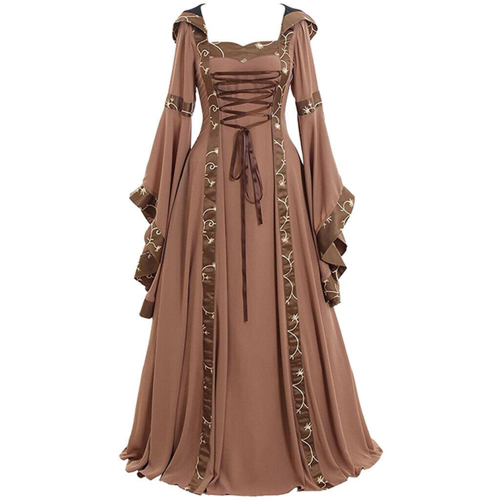 Đầm thời trung cổ hóa trang Halloween phù hợp làm quà tặng vintage phong cách gothic cho nữ