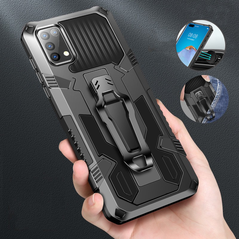 Ốp Điện Thoại Cứng Chống Sốc Kèm Giá Đỡ Cho Motorola Moto G9 Plus G9 Play G8 Power G6 Play E7 Plus One Fusion E6S 2020 E5 One Hyper