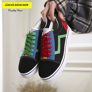 Giay sneaker nữ da lộn thời trang FS0017 (ĐEN)
