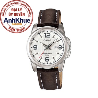 Đồng hồ nữ dây da casio chính hãng anh khuê ltp-1314l-7avdf