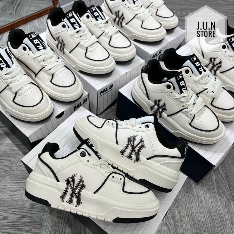GIÀY M.L.B CHUNKY LINER NY BLA.CK WHITW SC