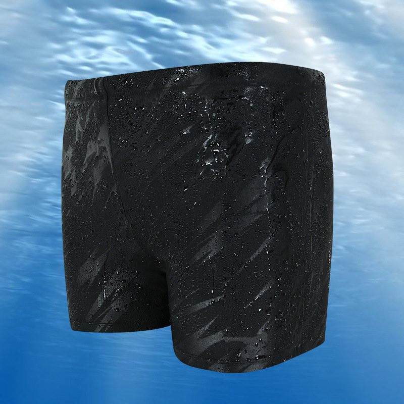 Quần bơi nam boxer 2 lớp chuyên nghiệp chống Clo, vải kháng nước, nhanh khô, thoáng khí, có dây buộc QBD5108