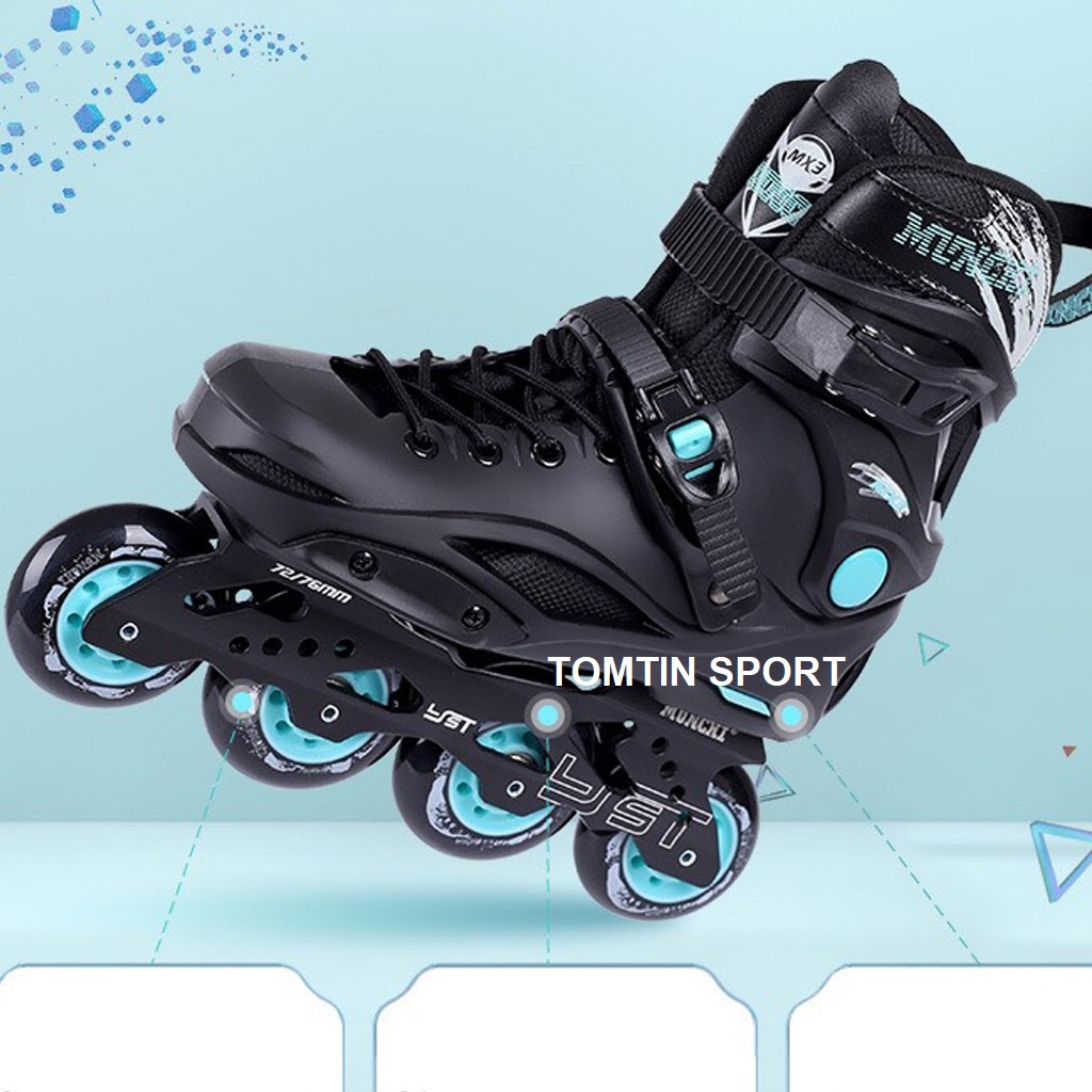 Giày patin người lớn kiểu dáng thể thao tinh tế có size từ 38-46 hàng chĩnh hàng MUNCHI