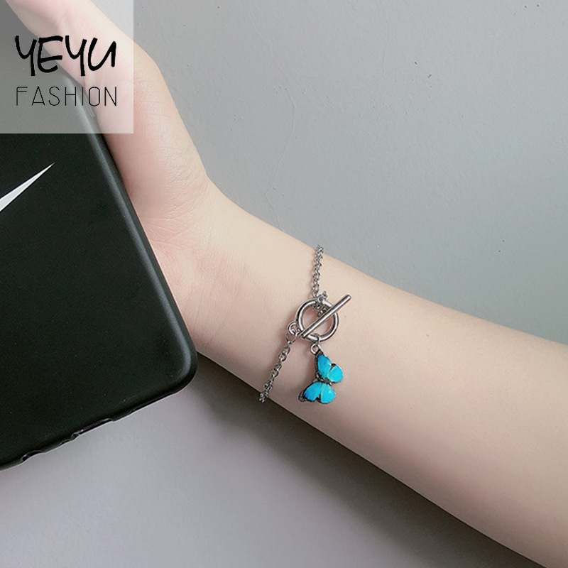 Vòng tay phối mặt bướm thời trang cá tính dành cho cặp đôi | BigBuy360 - bigbuy360.vn