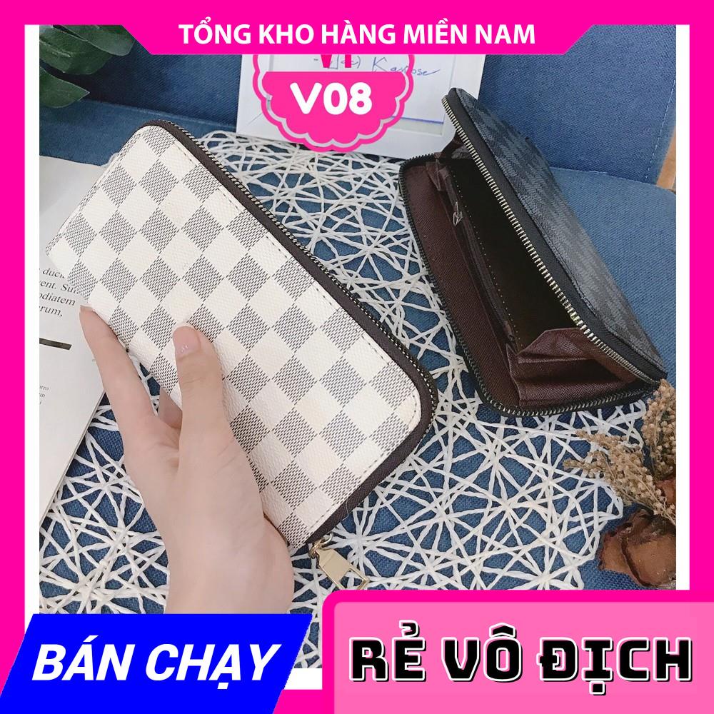 VÍ DA IN LOGO CHUẨN QC SIÊU ĐẸP ❤ẢNH THẬT❤ VÍ NỮ