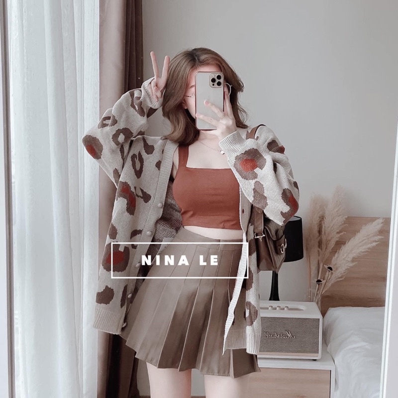 chân váy ly bóng chày