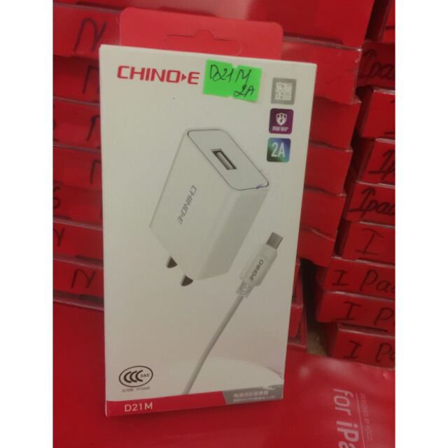 Sạc bộ hãng Chino D21M 2A cho samsung