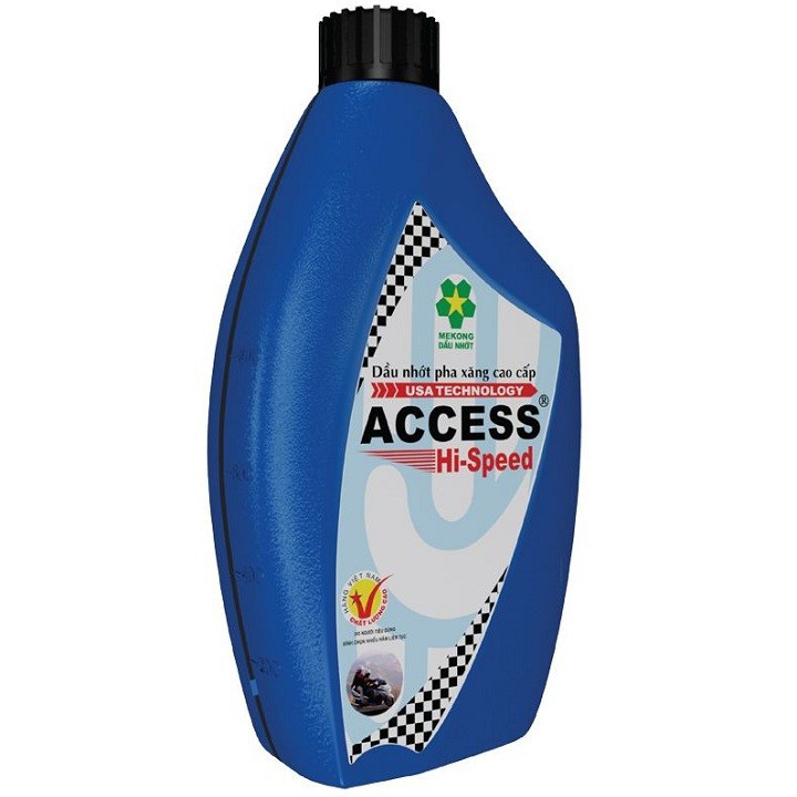 Nhớt 2 thì cao cấp Access HiSpeed chính hãng Mekong