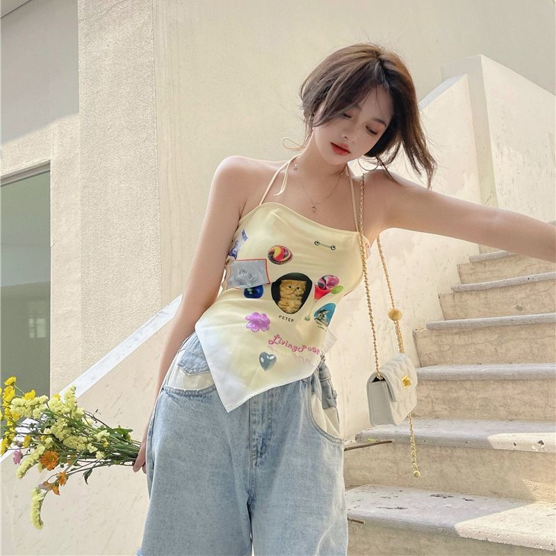 Áo Nữ Hai Dây Dáng Ngắn Gợi Cảm 2022 Thời Trang | BigBuy360 - bigbuy360.vn