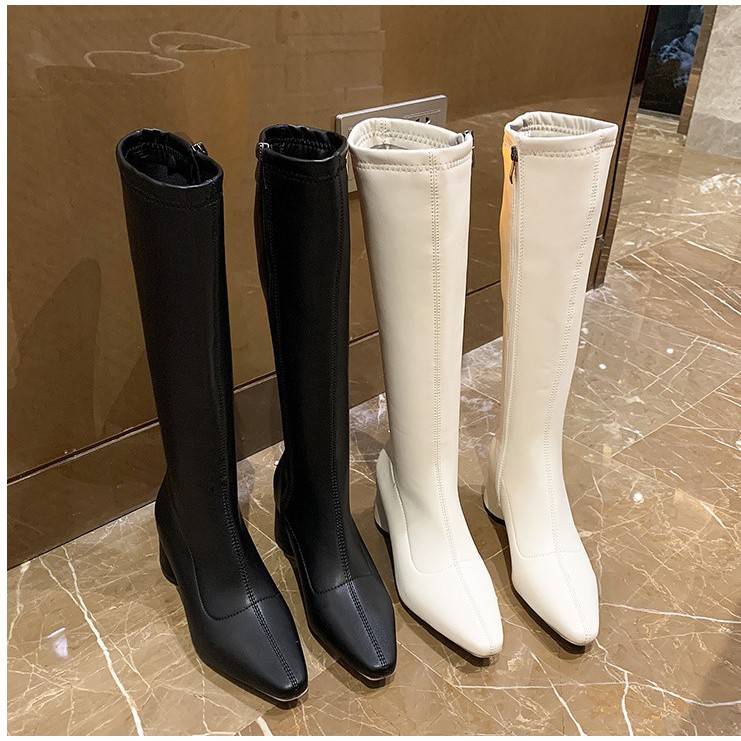 {MS 616 - CÓ SẴN} BOOTS ĐÙI NỮ -BOOT ĐÙI NỮ MŨI NHỌN GÓT VUÔNG HÀNG CHUẨN LOẠI 1