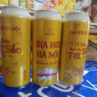 Bia Hơi Hà Nội Lon Cao 500ml