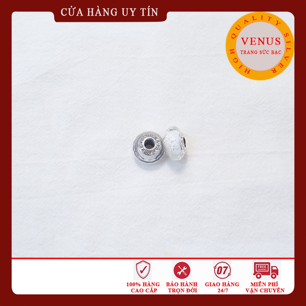 Charm glass trắng hàng cao cấp- Mã sản phẩm VENUSGS2