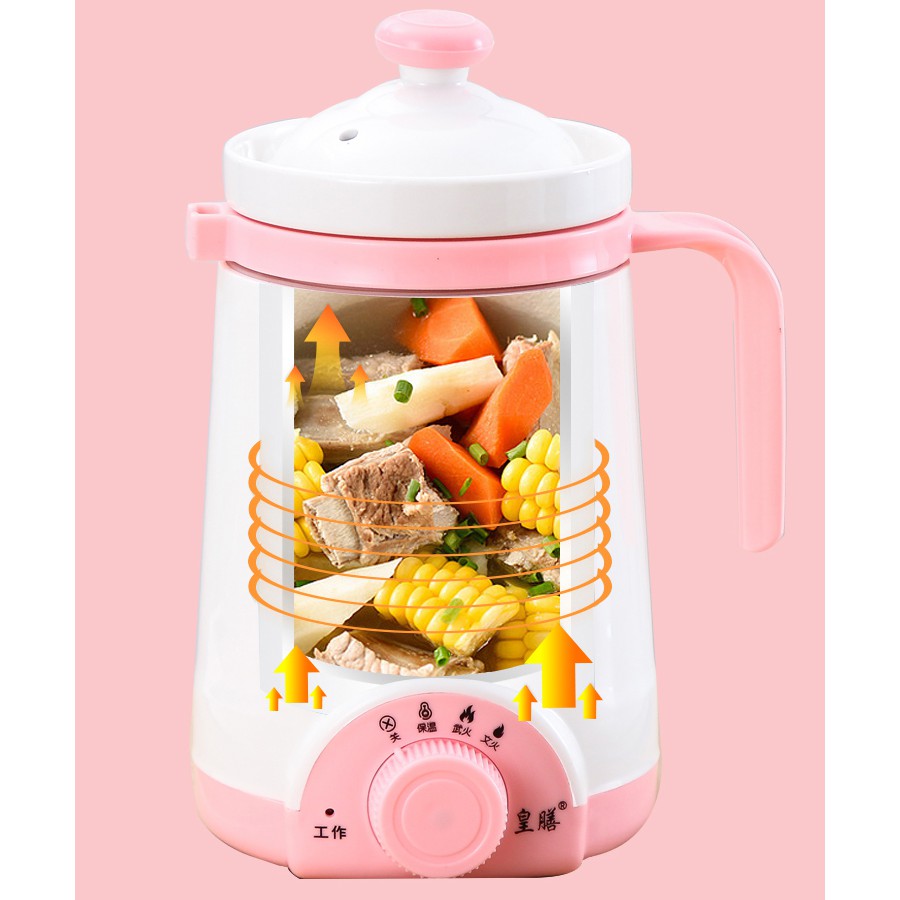 Cốc Điện Đa Năng Mini Tiện Lợi nấu cháo, soup dinh dưỡng, pha trà thảo dược....vvv...mọi người yêu thích