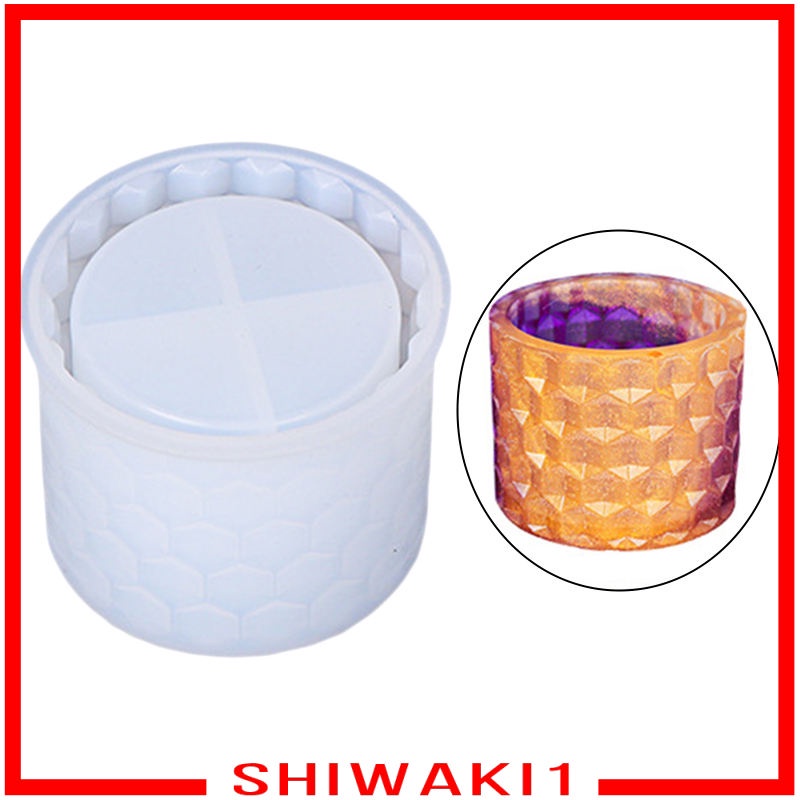 Khuôn Silicone Làm Chậu Hoa Nhựa Resin Mini