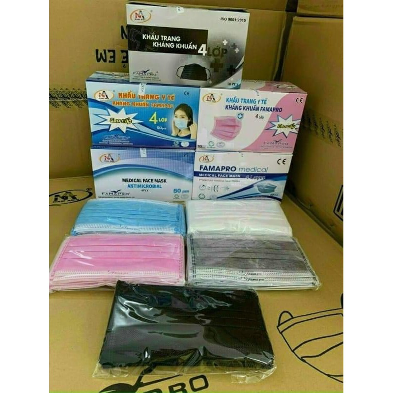 Khẩu trang y tế Famapro - hộp 50c | BigBuy360 - bigbuy360.vn