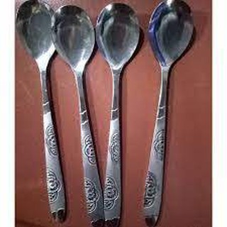Thìa inox cán hoa văn S0019