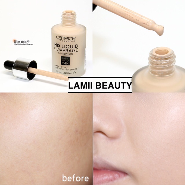 Kem Nền Catrice HD Liquid Coverage foundation 30ml - LAMII BEAUTY