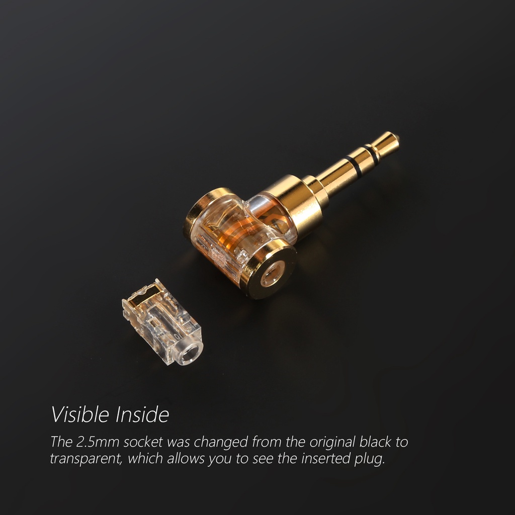 Đầu Chuyển Đổi Âm Thanh DD HIFI DJ35AG/ DJ44AG 2.5mm Sang 3.5mm / 4.4mm Cho Tai Nghe DAP