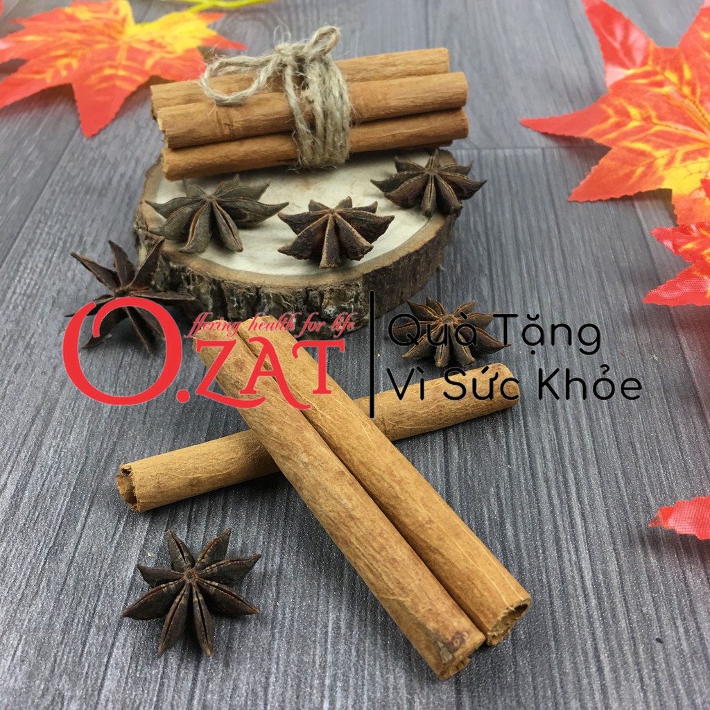 Cam vàng khô quế thanh lát nguyên không bể OZAT FOOD 100G pha trà hàng mới