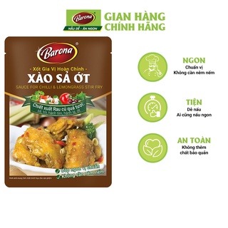 Mã BMBAU50 giảm đến 50K đơn 99K Gia Vị Xào Sả Ớt Barona 80g