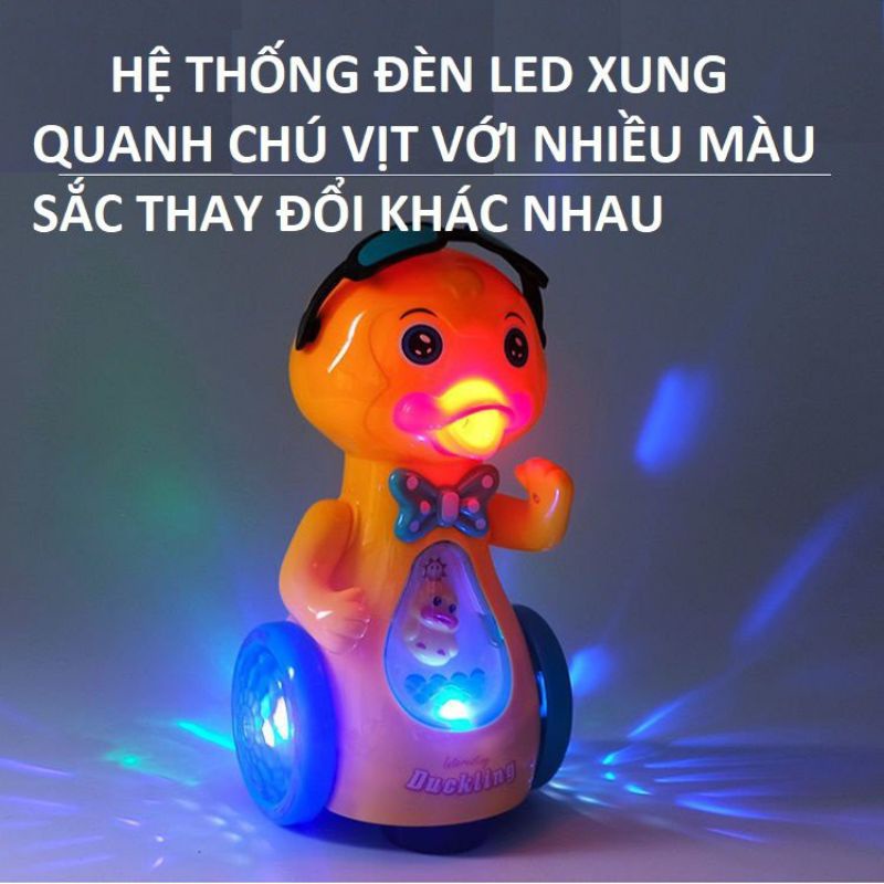 ĐỒ CHƠI  VỊT PHUN SƯƠNG ÂM THANH ĐÈN LED